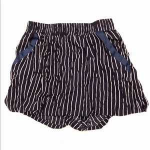 NWT LF Millau Navy Blue and White Stripped Shorts
